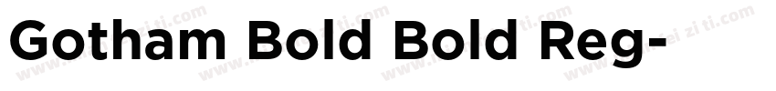 Gotham Bold Bold Reg字体转换